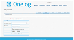 Desktop Screenshot of forum.onelog.com