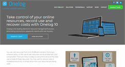 Desktop Screenshot of onelog.com