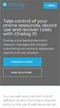 Mobile Screenshot of onelog.com